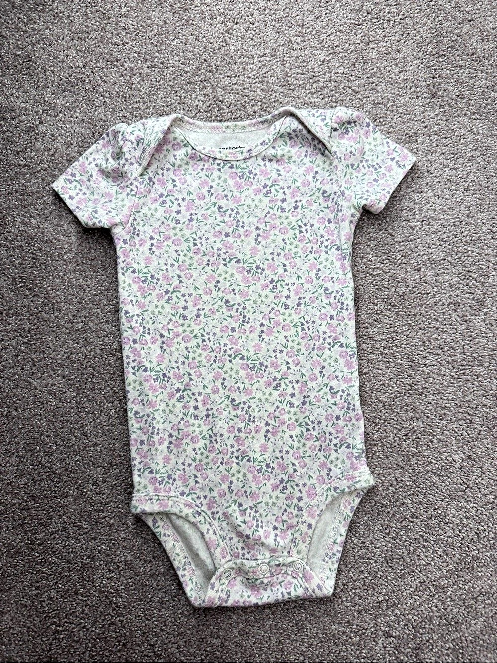 carter's Floral Bodysuit Baby 12M
